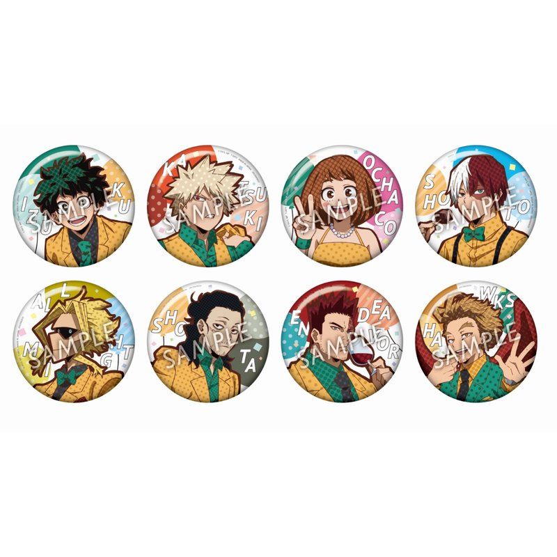 僕のヒーローアカデミア　パーティータイム　缶バッジ　ホークス カラパレ 僕のヒーローアカデミア パーティタイム