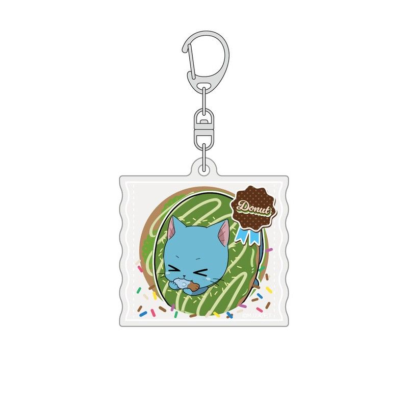 FAIRY TAIL 100年クエスト アクリルキーホルダー ハッピー/ドーナツ