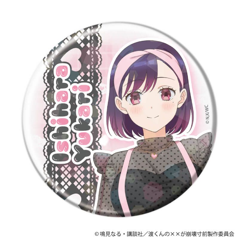 ホログラム缶バッジ(65mm)「TVアニメ『渡くんのXXが崩壊寸前』」02/ダークガーリーver. コンプリートセット(全6種)(描き下ろしイラスト)