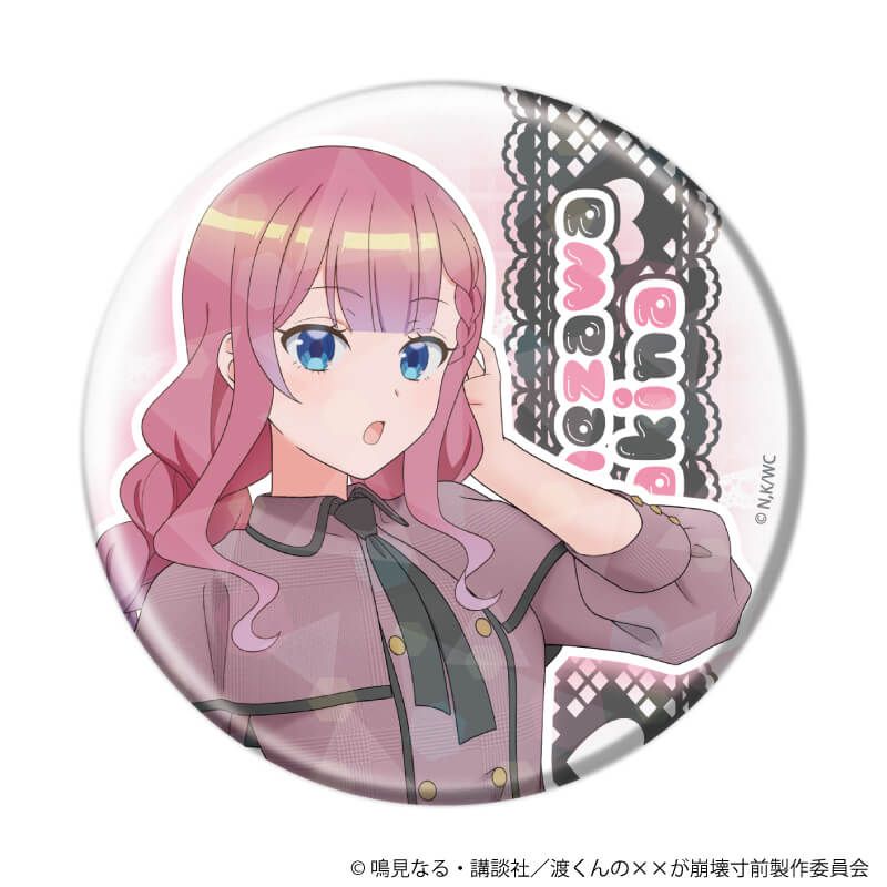 ホログラム缶バッジ(65mm)「TVアニメ『渡くんのXXが崩壊寸前』」02/ダークガーリーver. コンプリートセット(全6種)(描き下ろしイラスト)