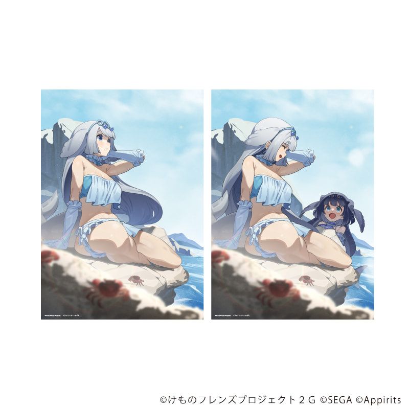 A4静電気ポスター(2枚セット)「けものフレンズ3」02/あせあせしないおひる(公式イラスト)