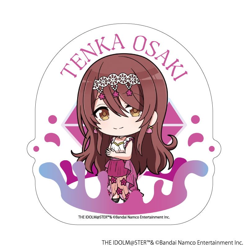 ダイカットステッカー「アイドルマスター シャイニーカラーズ」13/大崎甜花 宝石人魚ver.(ミニキャライラスト)