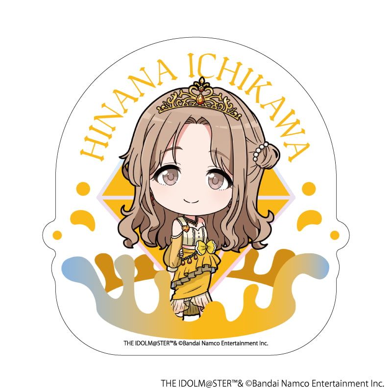 ダイカットステッカー「アイドルマスター シャイニーカラーズ」08/市川雛菜 宝石人魚ver.(ミニキャライラスト)
