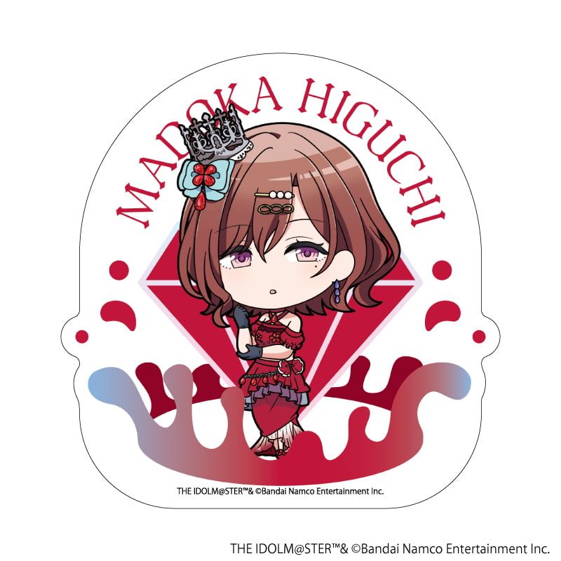 ダイカットステッカー「アイドルマスター シャイニーカラーズ」06/樋口円香 宝石人魚ver.(ミニキャライラスト)