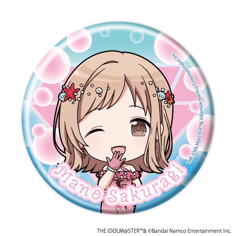 缶バッジ「アイドルマスター シャイニーカラーズ」03/宝石人魚ver. トレーディング(10種)(ミニキャライラスト)