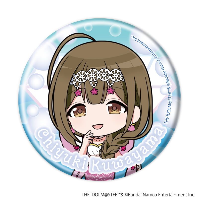 缶バッジ「アイドルマスター シャイニーカラーズ」03/宝石人魚ver. トレーディング(10種)(ミニキャライラスト)