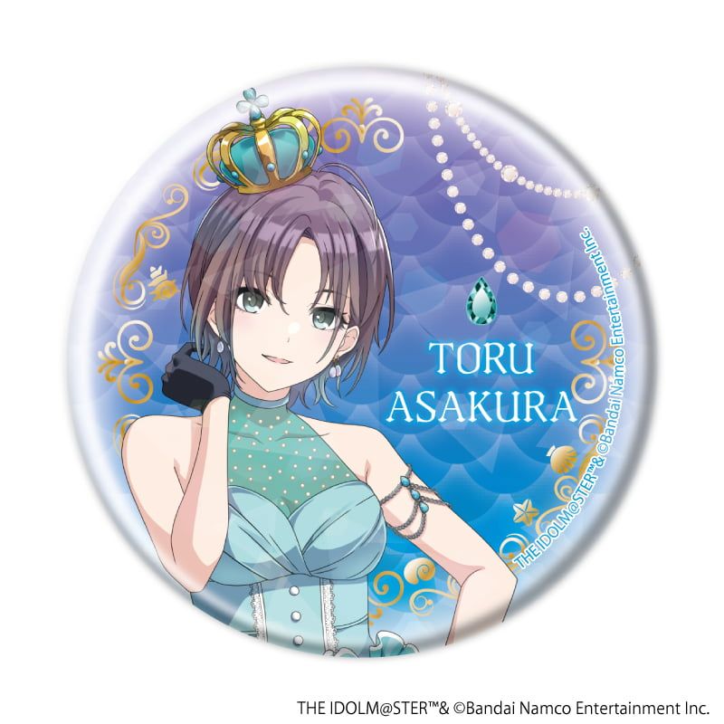 ホログラム缶バッジ(57mm)「アイドルマスター シャイニーカラーズ」01/宝石人魚ver. トレーディング(8種)(描き下ろしイラスト)