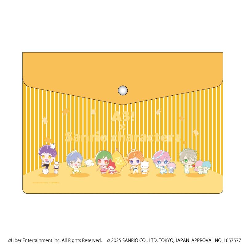 エンベロープケース「A3!×Sanrio characters」02/夏組(ミニキャライラスト)