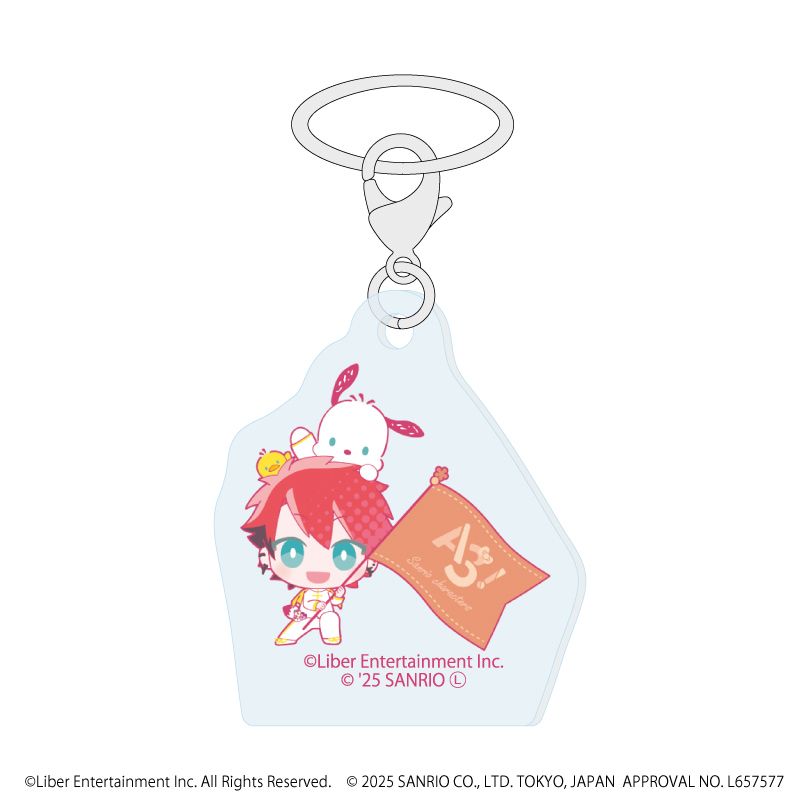 めじるしチャーム「A3!×Sanrio characters」02/A＆W コンプリートBOX(全12種)(ミニキャライラスト)
