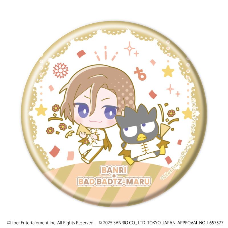 缶バッジ「A3!×Sanrio characters」08/A＆W コンプリートBOX(全12種)(ミニキャライラスト)