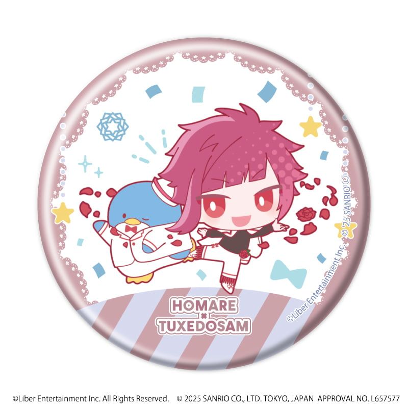 缶バッジ「A3!×Sanrio characters」08/A＆W コンプリートBOX(全12種)(ミニキャライラスト)