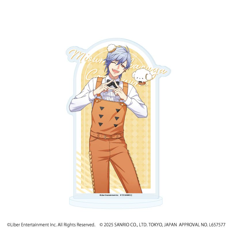 アクリルスタンド「A3!×Sanrio characters」42/斑鳩 三角×こぎみゅん(等身イラスト)