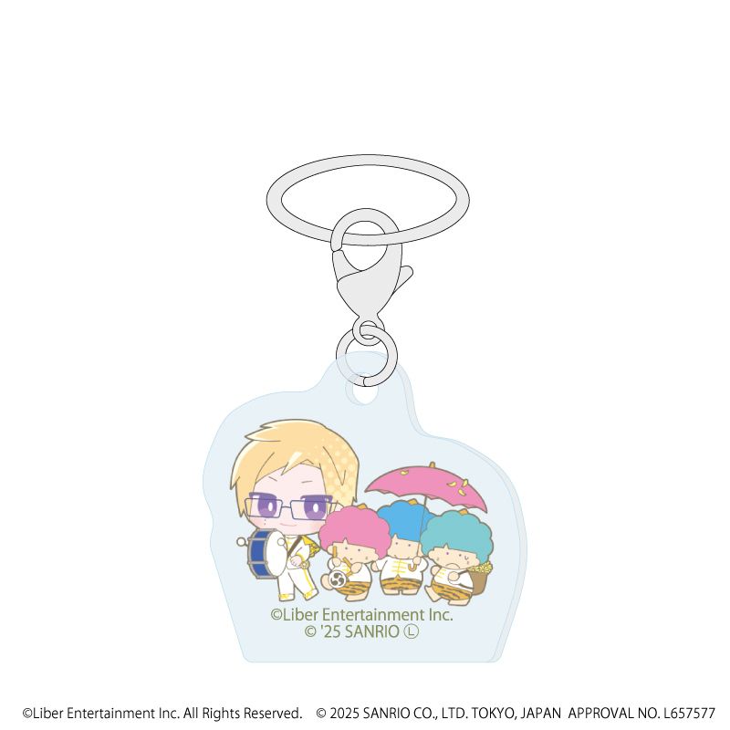 めじるしチャーム「A3!×Sanrio characters」02/A＆W ブラインド(12種)(ミニキャライラスト)