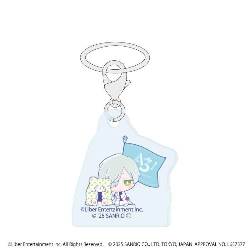 めじるしチャーム「A3!×Sanrio characters」02/A＆W ブラインド(12種)(ミニキャライラスト)