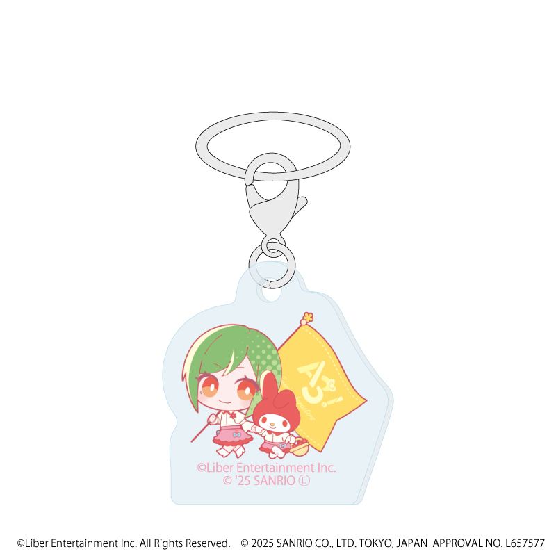 めじるしチャーム「A3!×Sanrio characters」01/S＆S ブラインド(12種)(ミニキャライラスト)