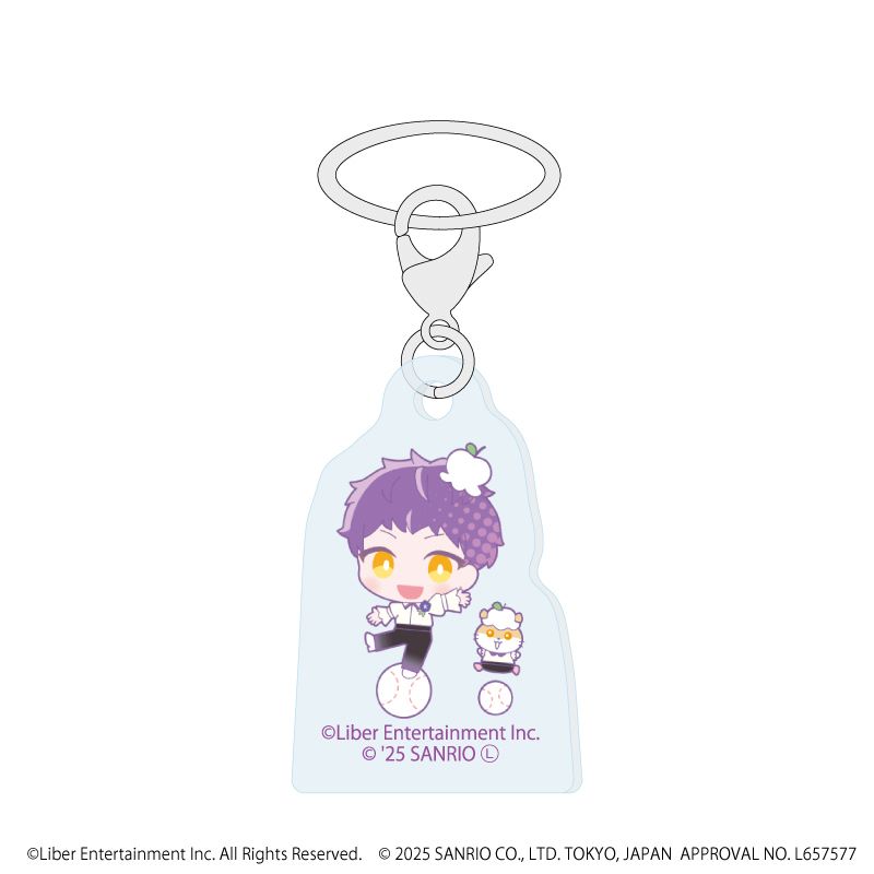 めじるしチャーム「A3!×Sanrio characters」01/S＆S ブラインド(12種)(ミニキャライラスト)