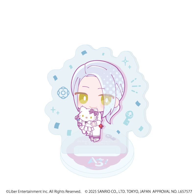 アクリルぷちスタンド「A3!×Sanrio characters」06/A＆W ブラインド(12種)(ミニキャライラスト)