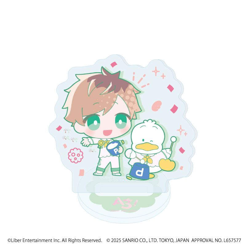 アクリルぷちスタンド「A3!×Sanrio characters」05/S＆S ブラインド(12種)(ミニキャライラスト)