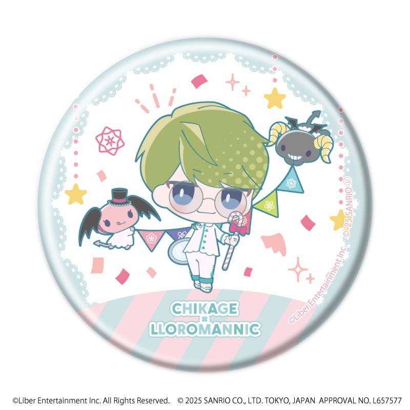 缶バッジ「A3!×Sanrio characters」07/S＆S ブラインド(12種)(ミニキャライラスト)