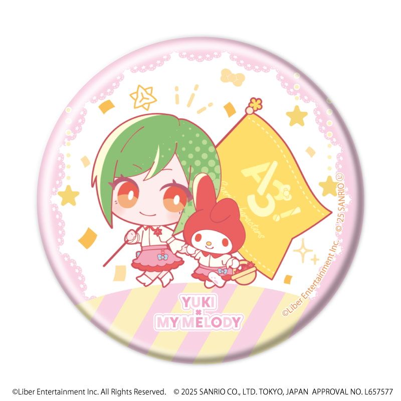 缶バッジ「A3!×Sanrio characters」07/S＆S ブラインド(12種)(ミニキャライラスト)
