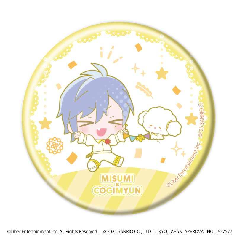 缶バッジ「A3!×Sanrio characters」07/S＆S ブラインド(12種)(ミニキャライラスト)