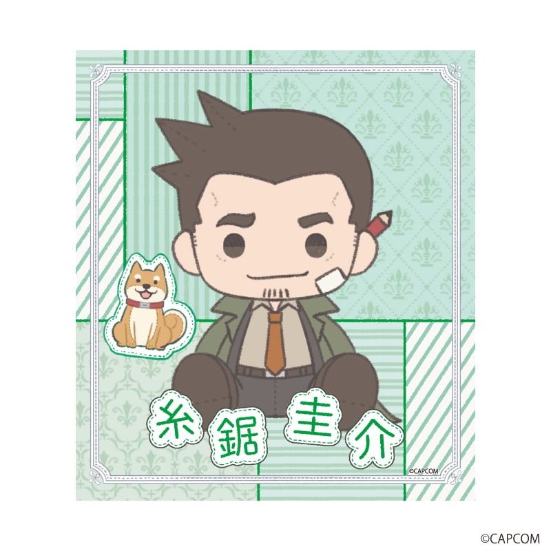 ミニ色紙「逆転裁判」シリーズ02/コンプリートセット(全10種)(ぽてぬいアート)