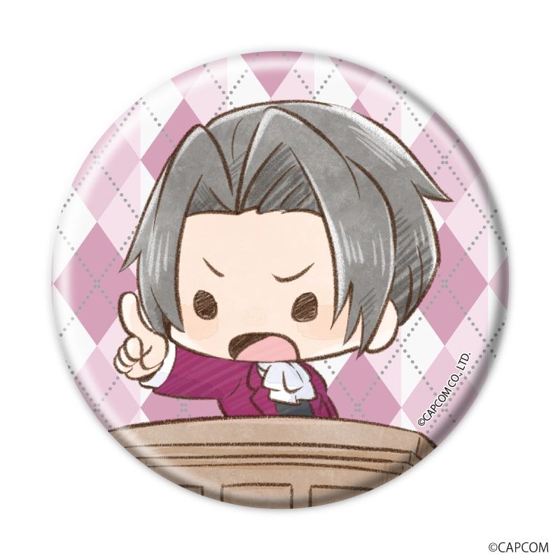 缶バッジ「逆転裁判」01/裁判ver. ブラインド(10種)(グラフアートmini)