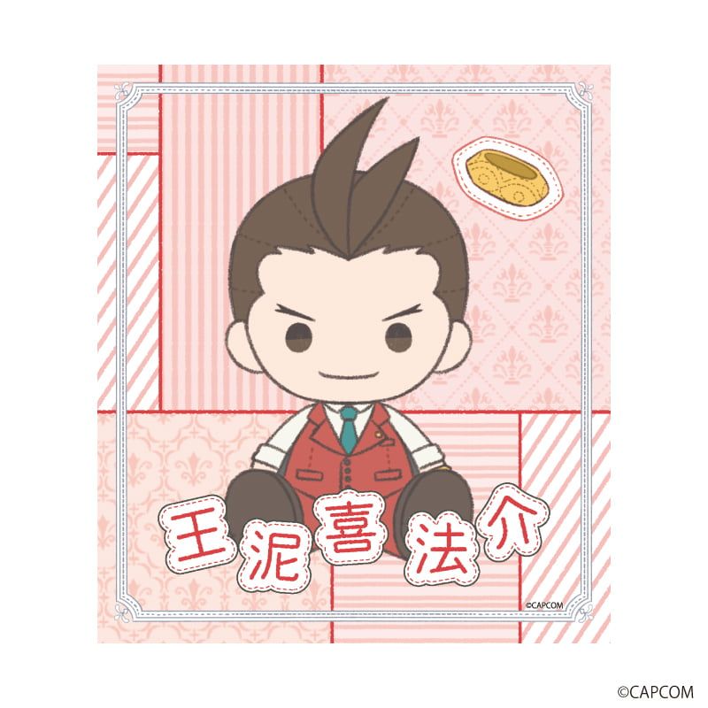 ミニ色紙「逆転裁判」シリーズ02/ブラインド(10種)(ぽてぬいアート)