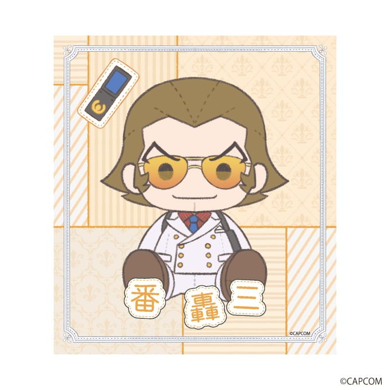 ミニ色紙「逆転裁判」シリーズ02/ブラインド(10種)(ぽてぬいアート)