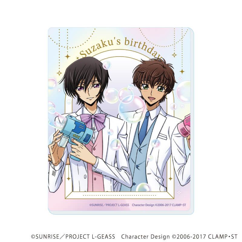 アクリルカード「コードギアス 反逆のルルーシュ」01/トレーディング(5種)(描き下ろしイラスト)