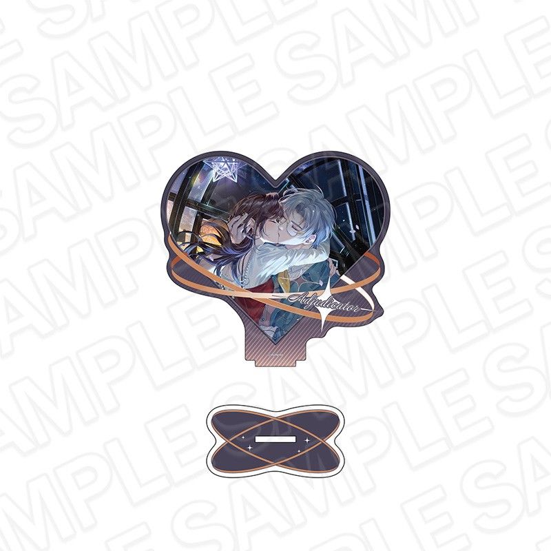 未定事件簿 ハート型アクリルスタンド 森月黎 4周年イベントVer