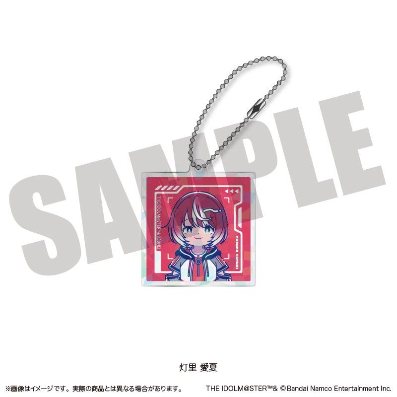 PROJECT IM@S vα-liv にゅーとろ ホログラムアクリルキーホルダー A 灯里愛夏