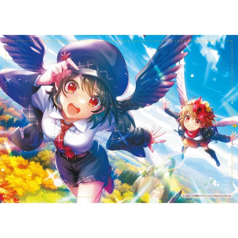 東方ダンマクカグラ ファンタジア・ロスト 射命丸文「天翔ける黒と白の双翼」 B2タペストリー