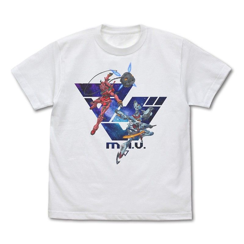 機動戦士Gundam GQuuuuuuX 「マヴ」 フルカラーTシャツ ホワイト XL