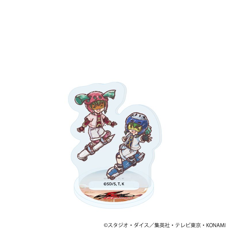 アクリルぷちスタンド「遊☆戯☆王5D's」06/コンプリートセット(全8種)(レトロアートイラスト)