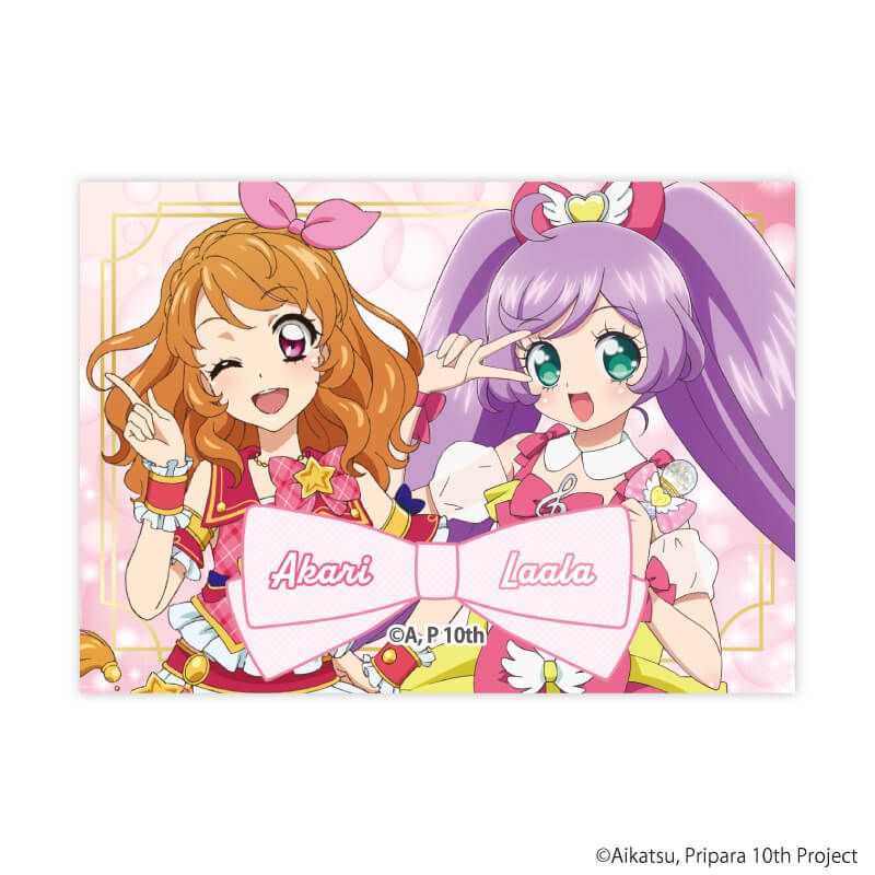 キャンバスボードミニ「アイカツ！×プリパラ THE MOVIE -出会いのキセキ！-」01/トレーディング(6種)(公式イラスト)