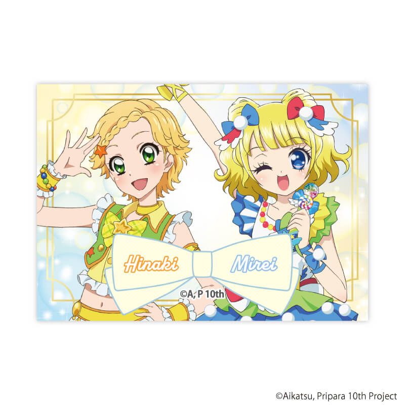 キャンバスボードミニ「アイカツ！×プリパラ THE MOVIE -出会いのキセキ！-」01/トレーディング(6種)(公式イラスト)