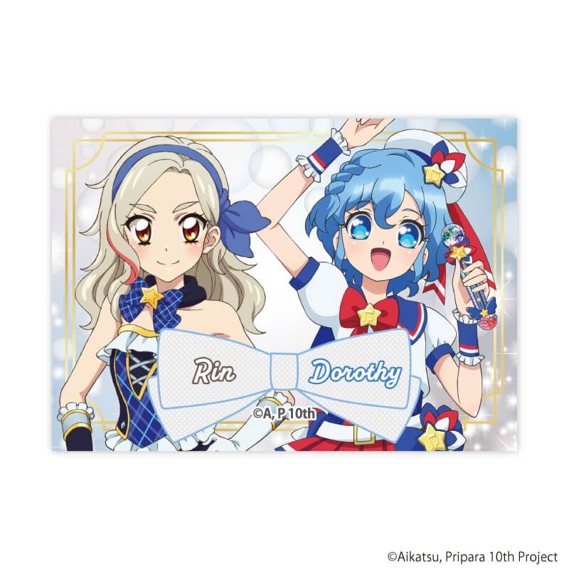 キャンバスボードミニ「アイカツ！×プリパラ THE MOVIE -出会いのキセキ！-」01/トレーディング(6種)(公式イラスト)