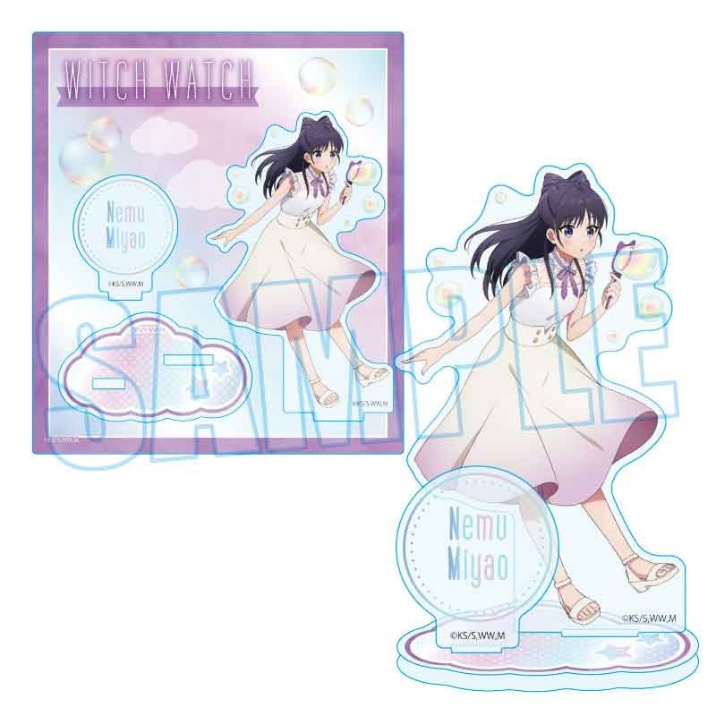 ウィッチウォッチ　宮尾音夢　缶バッジ　アクリルバッジ　グッズセット グッズ-バッチ】TVアニメ『ウィッチウォッチ』 宮尾音夢 ちび