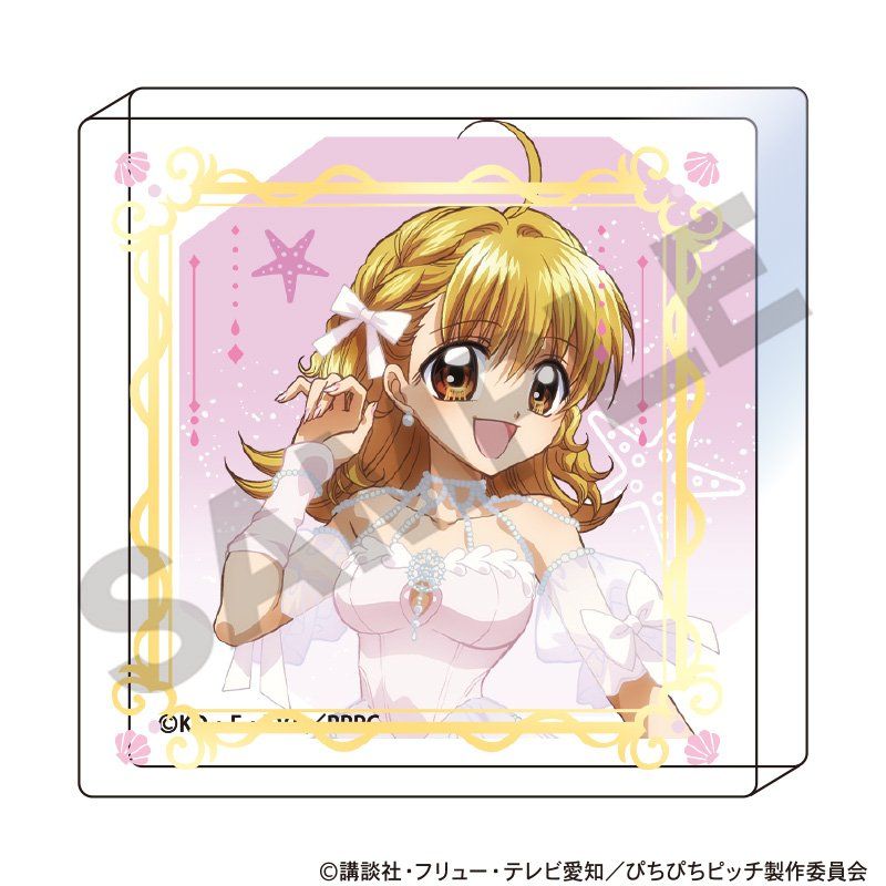 ぴちぴちピッチ アクリルブロック 七海るちあ パールドレス