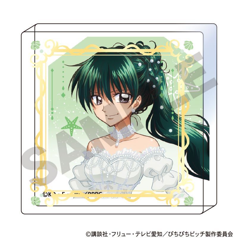 ぴちぴちピッチ アクリルブロック 洞院リナ パールドレス