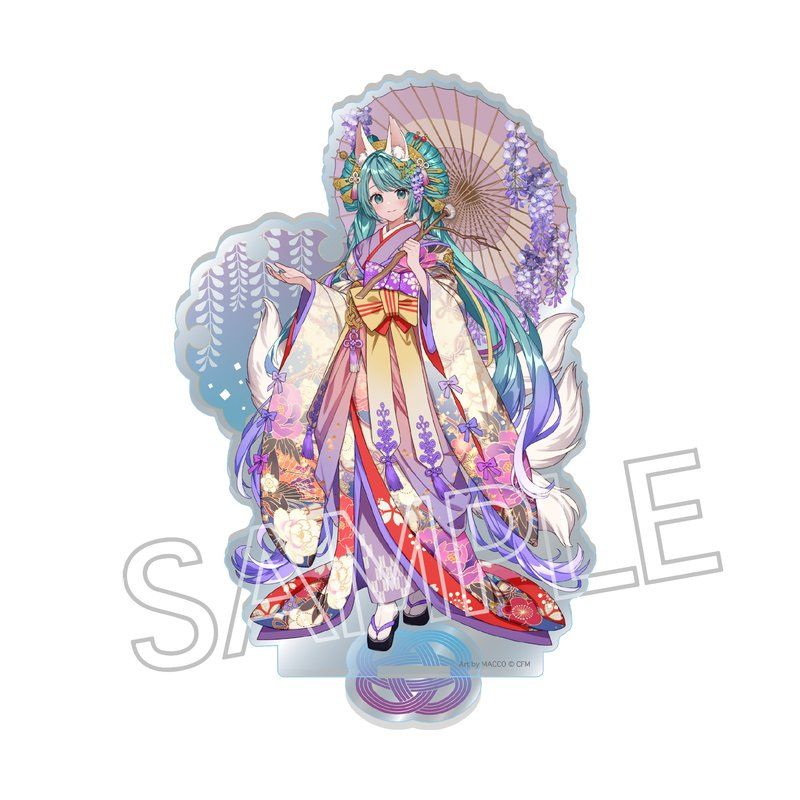 初音ミク 百鬼夜行 -麗宴- アクリルスタンドM C 白狐(しろぎつね)