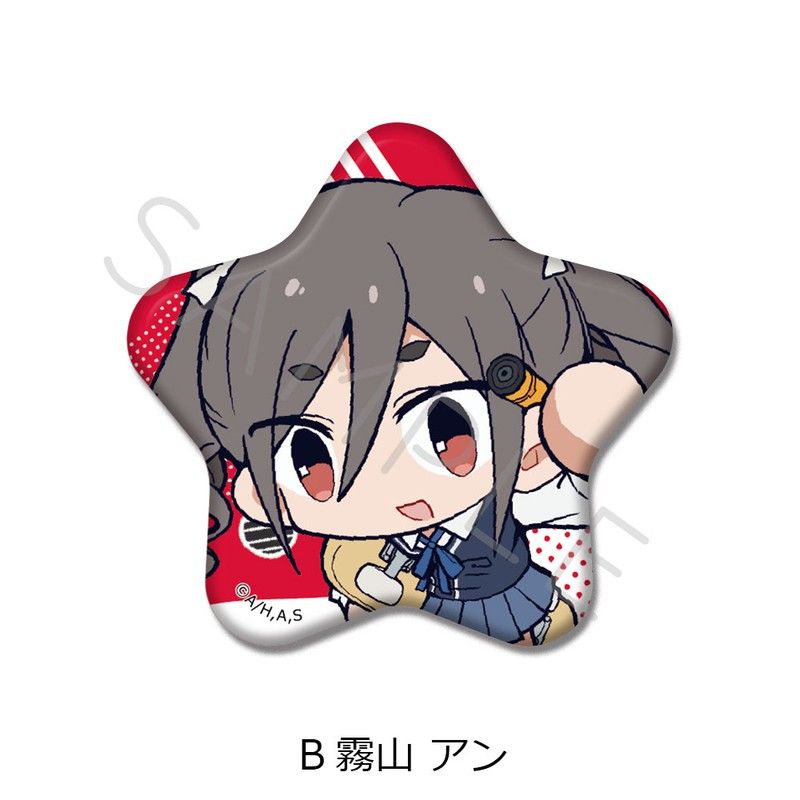 mono 星型缶バッジ B 霧山アン