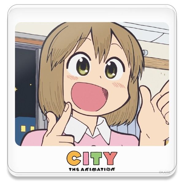 CITY THE ANIMATION アクリルコースター(スタンド付) にーくら