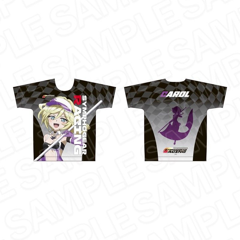 戦姫絶唱シンフォギアXV フルグラフィックTシャツ キャロル・マールス・ディーンハイム SYMPHOGEAR RACING Ver.