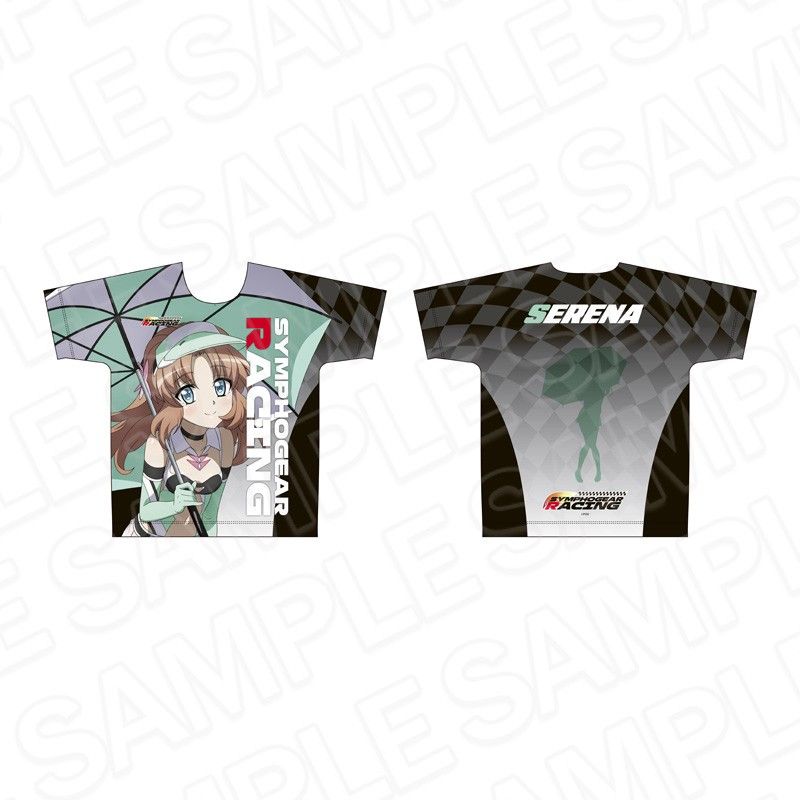 戦姫絶唱シンフォギアXV フルグラフィックTシャツ セレナ・カデンツァヴナ・イヴ SYMPHOGEAR RACING Ver.