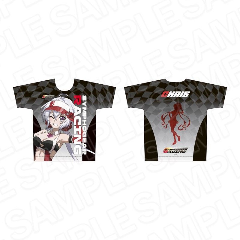 戦姫絶唱シンフォギアXV フルグラフィックTシャツ 雪音クリス SYMPHOGEAR RACING Ver.