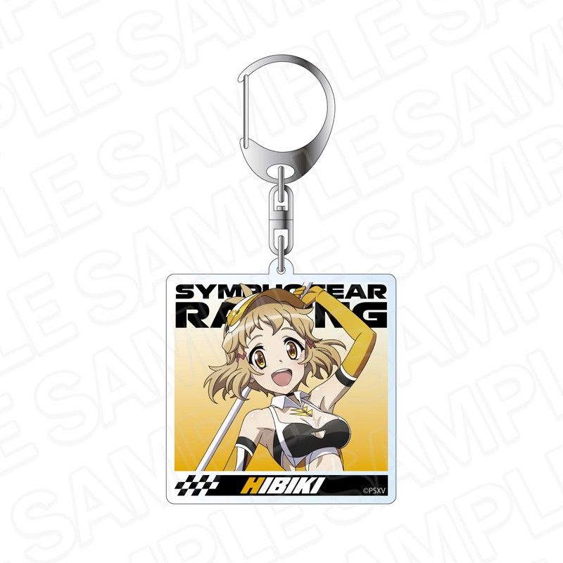 戦姫絶唱シンフォギアXV ホログラムアクリルキーホルダー 立花響 SYMPHOGEAR RACING Ver.