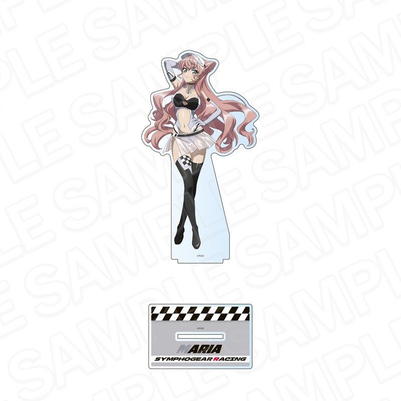 戦姫絶唱シンフォギアXV ホログラムデカアクリルスタンド マリア・カデンツァヴナ・イヴ SYMPHOGEAR RACING Ver.