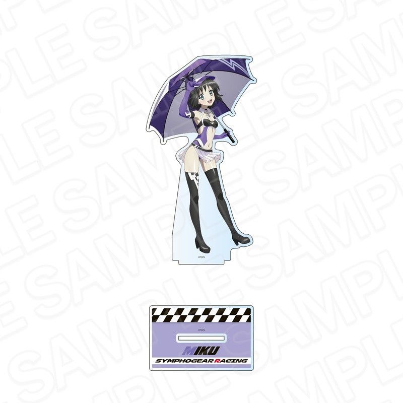 戦姫絶唱シンフォギアXV ホログラムデカアクリルスタンド 小日向未来 SYMPHOGEAR RACING Ver.
